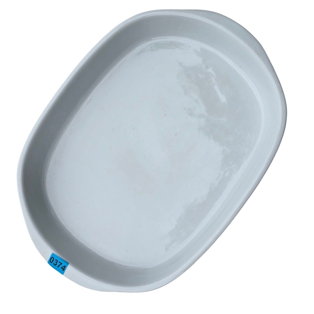 BIA Cordon Bleu White Porcelain Oval Baking Dish Au Gratin Pan 14.5 Inch